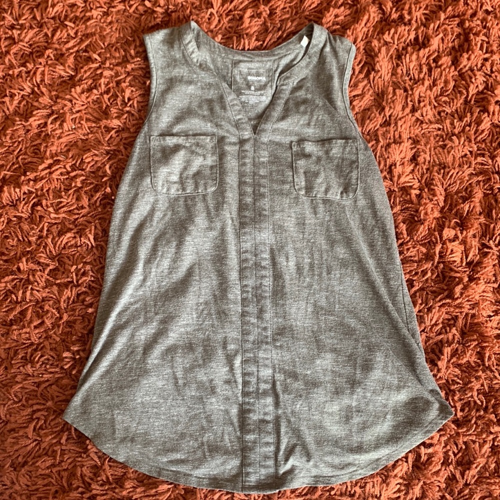 Green/Gray Tank Top